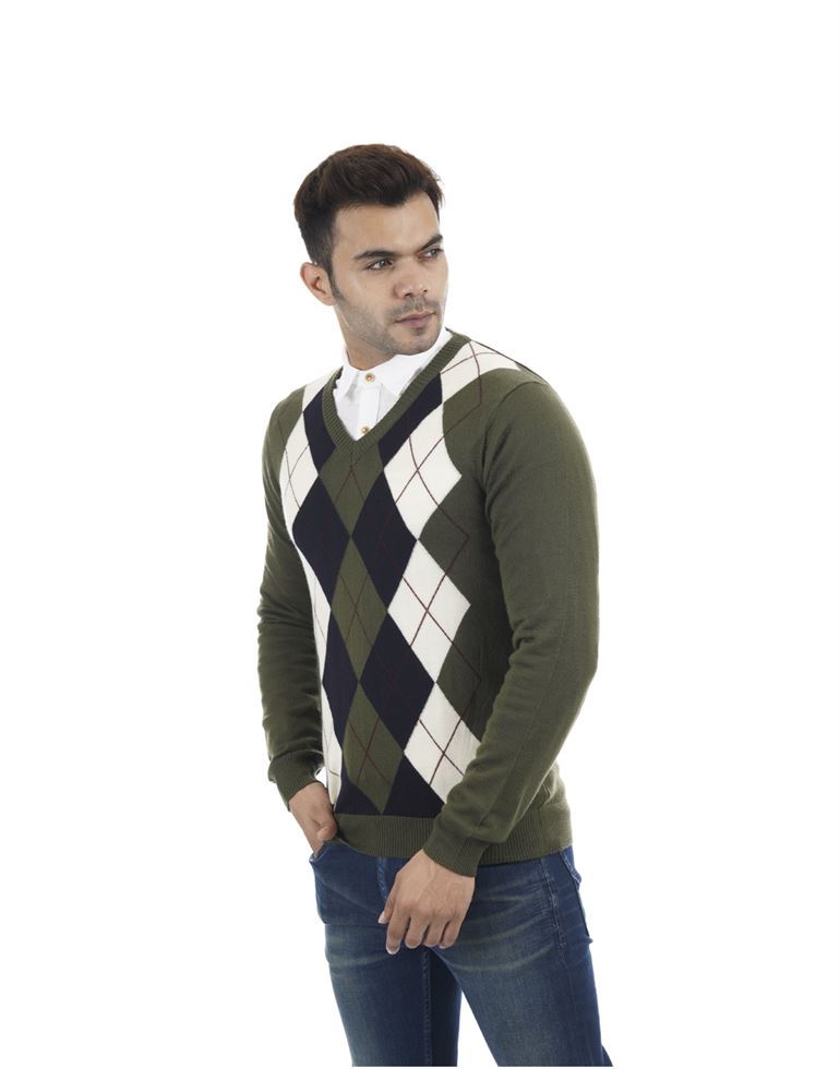 Porto Bello Men's Casual Winter Wear Pullover